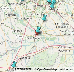 Mappa Via Riccardo Pampuri, 27028 San Martino Siccomario PV, Italia (26.9375)