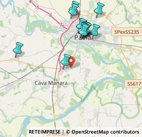 Mappa Via Riccardo Pampuri, 27028 San Martino Siccomario PV, Italia (4.08714)