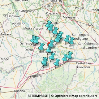 Mappa Via Montanari, 27028 San Martino Siccomario PV, Italia (10.2765)