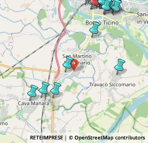 Mappa Via Montanari, 27028 San Martino Siccomario PV, Italia (3.059)