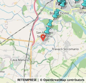 Mappa Via Montanari, 27028 San Martino Siccomario PV, Italia (3.278)