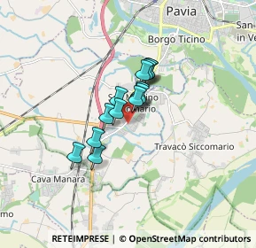 Mappa Via Montanari, 27028 San Martino Siccomario PV, Italia (0.98643)