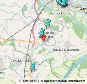 Mappa Via Montanari, 27028 San Martino Siccomario PV, Italia (3.2745)