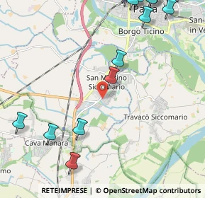 Mappa Via Montanari, 27028 San Martino Siccomario PV, Italia (3.19063)
