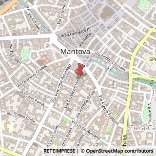 Mappa Via Giuseppe Mazzini, 16, 46100 Mantova, Mantova (Lombardia)