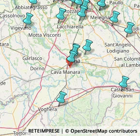 Mappa Via C. A. Dalla Chiesa, 27028 San Martino Siccomario PV, Italia (21.865)