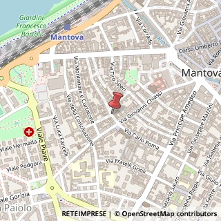 Mappa Via Giosuè Carducci,  53, 46100 Mantova, Mantova (Lombardia)