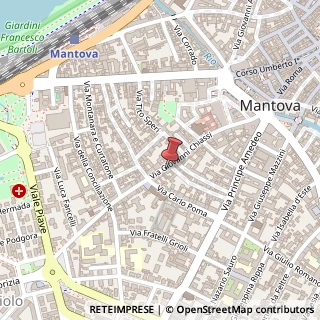 Mappa Via Giovanni Chiassi, 54, 46100 Mantova, Mantova (Lombardia)