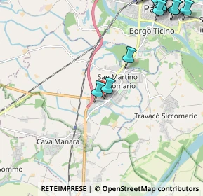 Mappa 27028 Pavia PV, Italia (3.48667)