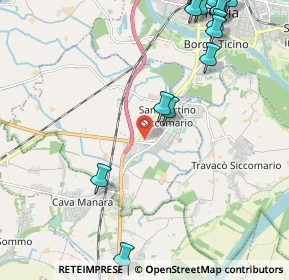 Mappa 27028 Pavia PV, Italia (3.256)