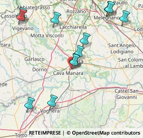 Mappa 27028 Pavia PV, Italia (18.81333)