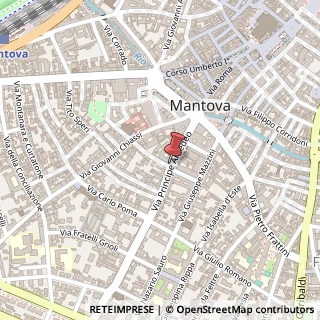 Mappa Via Principe Amedeo, 27, 46100 Mantova, Mantova (Lombardia)