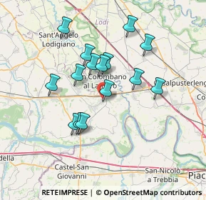 Mappa Via Lambrinia, 27013 Chignolo po PV, Italia (6.22067)