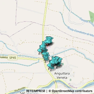 Mappa Via Primo Maggio, 35022 Anguillara Veneta PD, Italia (0.664)