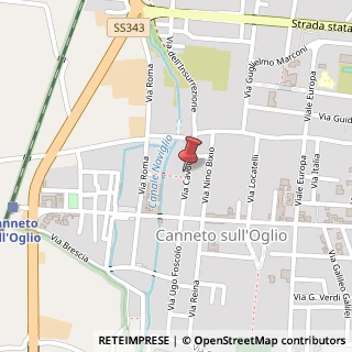 Mappa Via cavour 36, 46013 Canneto sull'Oglio, Mantova (Lombardia)
