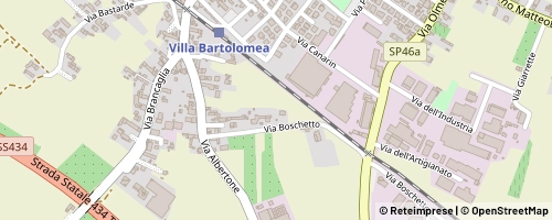 Mappa Villa Bartolomea