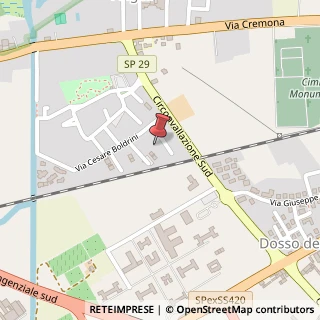 Mappa Via Franco Cesana, 6, 46100 Mantova, Mantova (Lombardia)