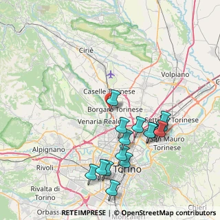 Mappa Via Stura, 10071 Borgaro Torinese TO, Italia (8.548)