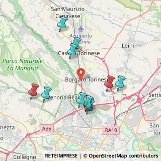 Mappa Via Stura, 10071 Borgaro Torinese TO, Italia (3.85)