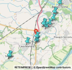 Mappa SP35, 27028 San Martino Siccomario PV, Italia (2.05714)