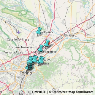 Mappa Via Bergamo, 10036 Settimo Torinese TO, Italia (8.354)