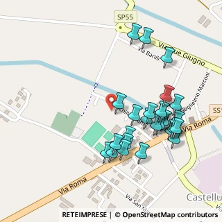 Mappa Via A. Grandi, 46014 Castellucchio MN, Italia (0.24815)