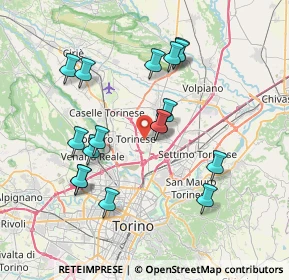 Mappa Via Parrocchia, 10079 Mappano TO, Italia (7.18529)