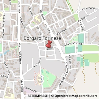 Mappa Via Roma, 4, 10071 Borgaro Torinese, Torino (Piemonte)