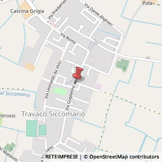 Mappa Piazza Caduti e Combattenti D'Italia, 30, 27020 Travacò Siccomario, Pavia (Lombardia)