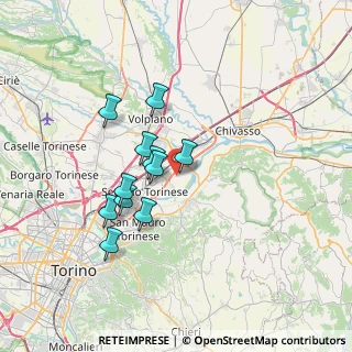 Mappa Via Mezzi po, 10036 Settimo Torinese TO, Italia (5.78)