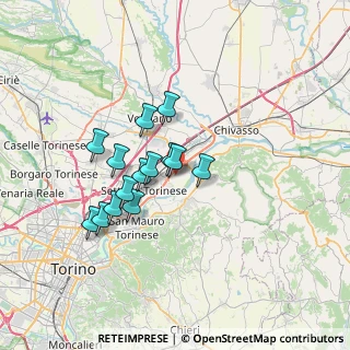 Mappa Via Mezzi po, 10036 Settimo Torinese TO, Italia (5.56214)