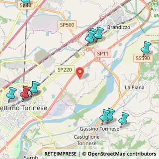Mappa Via Mezzi po, 10036 Settimo Torinese TO, Italia (3.07308)