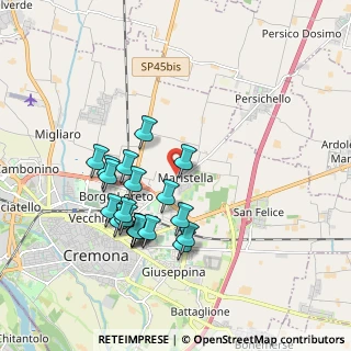 Mappa Via Maggengo, 26100 Cremona CR, Italia (1.74)