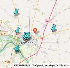 Mappa Via Maggengo, 26100 Cremona CR, Italia (3.61429)