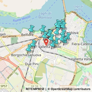 Mappa Viale Ortigara, 46100 Mantova MN, Italia (0.659)