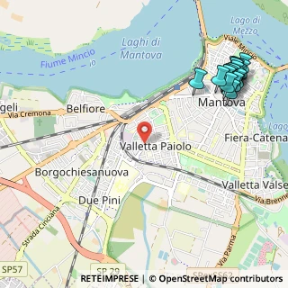 Mappa Viale Ortigara, 46100 Mantova MN, Italia (1.45389)