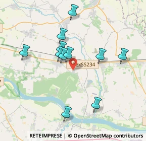 Mappa Via Aldo Moro, 27011 Torre de' Negri PV, Italia (3.55636)