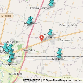 Mappa Via Paolo Ferrari, 26030 Gadesco-pieve Delmona CR, Italia (3.05929)