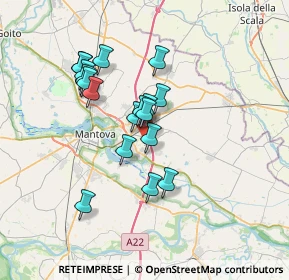 Mappa Via Villanova de Bellis, 46030 Mantova MN, Italia (5.86278)