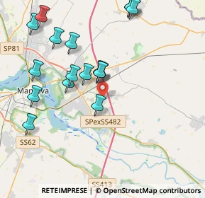 Mappa Via Villanova de Bellis, 46030 Mantova MN, Italia (4.31882)