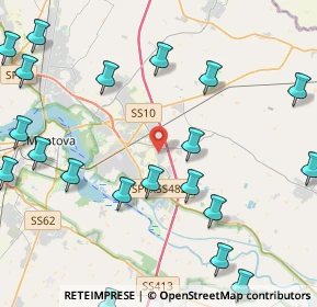 Mappa Via Villanova de Bellis, 46030 Mantova MN, Italia (5.7275)