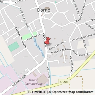 Mappa Via Cairoli, 76, 27020 Dorno, Pavia (Lombardia)