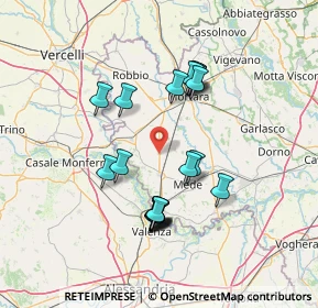 Mappa Via Contrada della Valle, 27020 Valle Lomellina PV, Italia (13.0305)