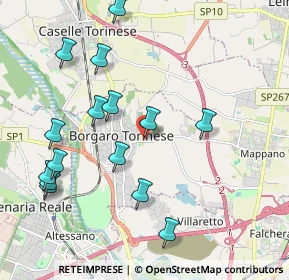 Mappa Borgaro Torinese, 10071 Borgaro torinese TO, Italia (2.216)