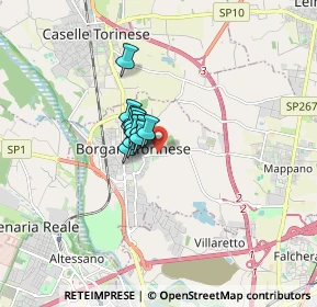 Mappa Borgaro Torinese, 10071 Borgaro torinese TO, Italia (0.82538)