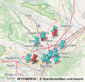 Mappa Borgaro Torinese, 10071 Borgaro torinese TO, Italia (6.85385)