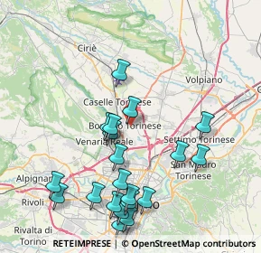 Mappa Borgaro Torinese, 10071 Borgaro torinese TO, Italia (8.746)