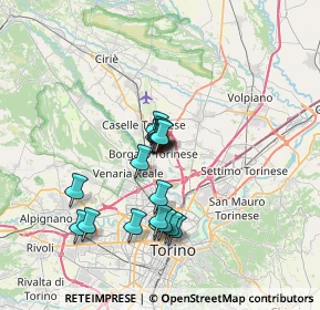 Mappa Borgaro Torinese, 10071 Borgaro torinese TO, Italia (5.56444)