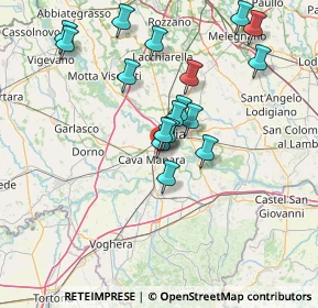 Mappa Via Madonna, 27028 Pavia PV, Italia (13.88765)