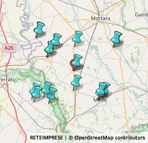 Mappa 27020 Valle Lomellina PV, Italia (7.31)